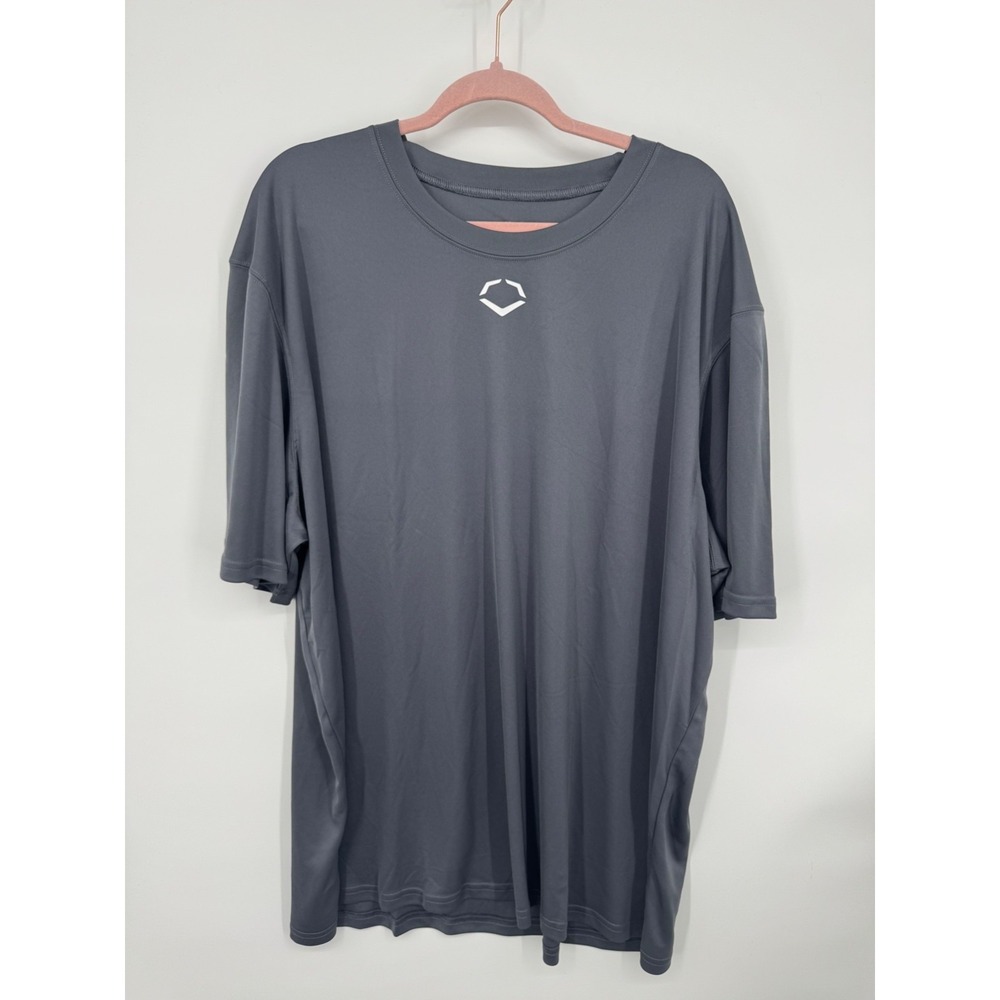 NWT Evoshield‎ E306 Tech T-Shirt Men's 3XL Charcoal Pullover Short Sleeve Summer